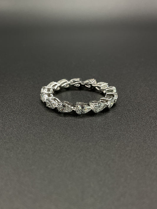 pear shaped eternity ring