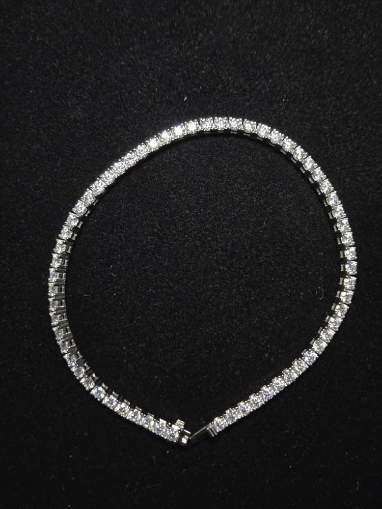 Mossanite tennis bracelet